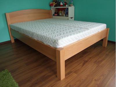 SABINA Dřevěná postel z masivu, bez úložného prostoru